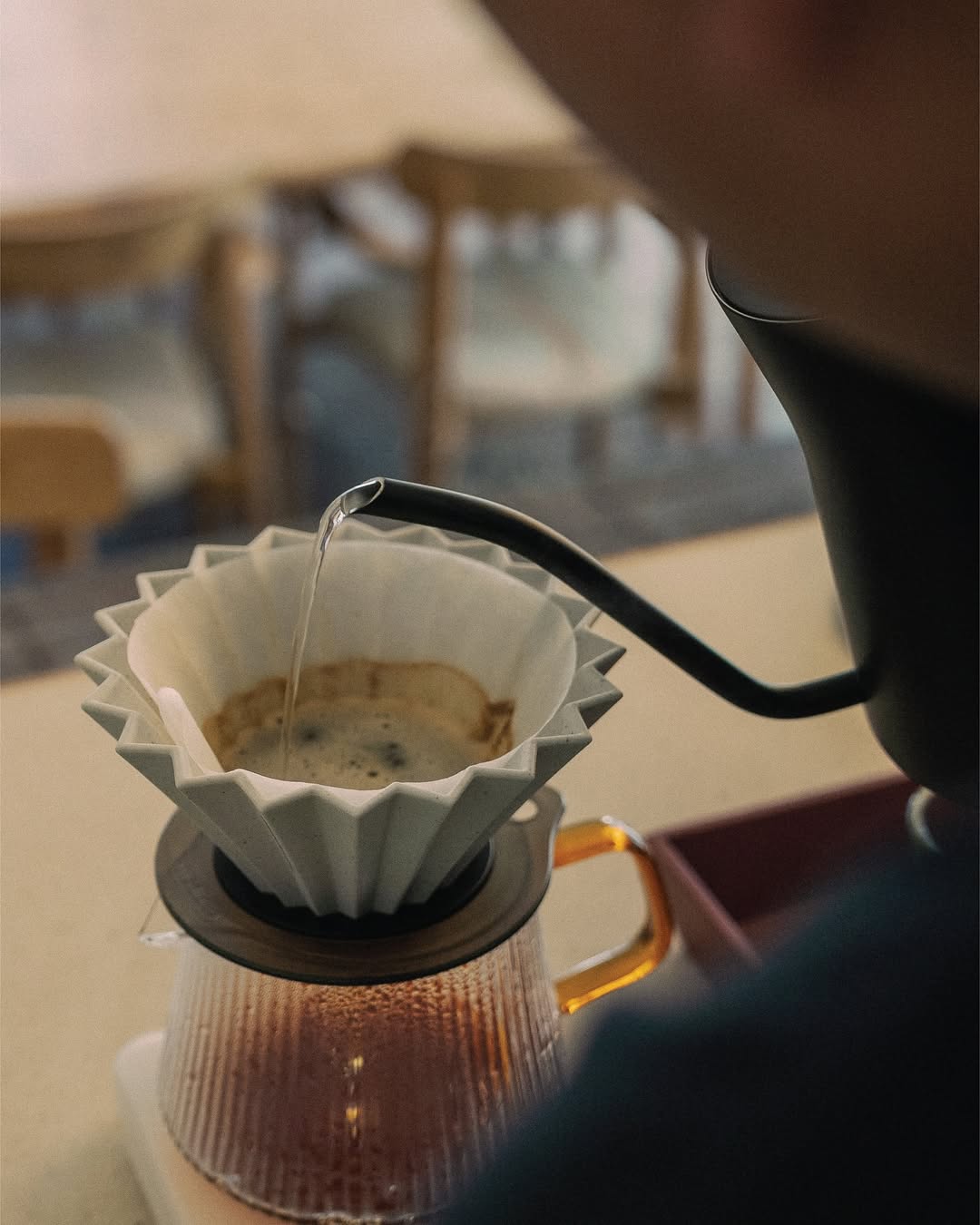 V60 pour-over at Bumi